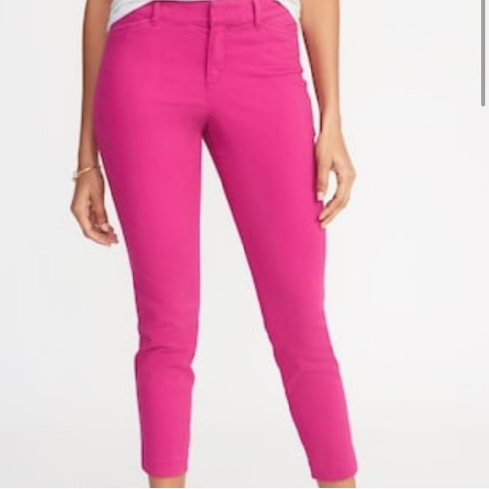 Old Navy Hot Pink Pixie Pants